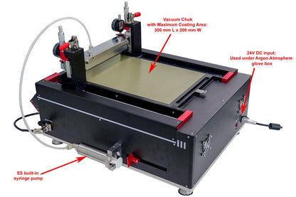 Slot Die Sheet Coater w/ Vacuum Chuck (W200XL300 mm) and Optional Heating - MSK-AFA-PD200