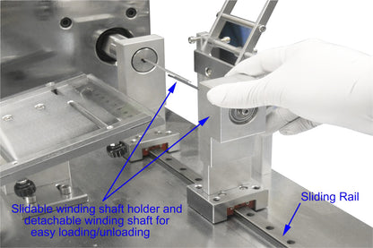 Manual Winding Machine for Electrodes of Cylinder or Prismatic Cell - MSK112A-C