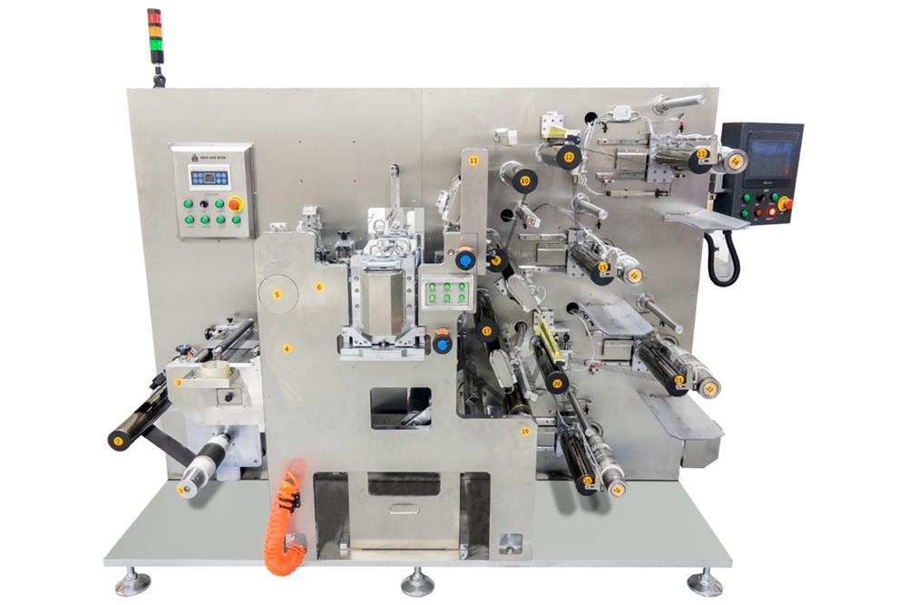 Roll to Roll Micro-battery Electrodes Slitting Machine ( 3 - 10 mm Width) - MSK-CSC-350