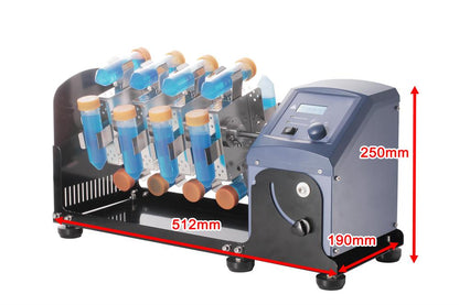 High Throughput Roll Rotating Mixing Machine w/ 16 Tubes - MSK-SFM-HT16