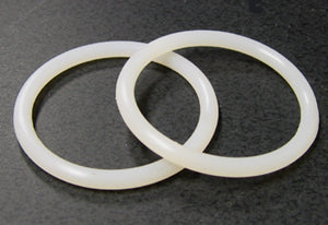 High Temperature Silicone Rubber O ring (1 pair) for OTF-1200X-4-RTP Furnace Flange - EQ-SOR-128