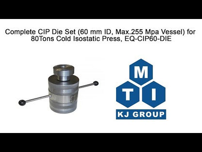 Complete CIP Die Set (110 mm ID, Max. 350 MPa Vessel) for Cold Isostatic Press - CIP110D350