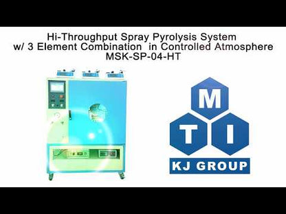 Hi-Throughput Ultrasonic Spray Pyrolysis System w/ 3 Element x 36 Composition in Controlled Atmosphere-MSK-SP-04-HT