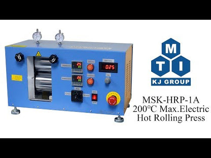 200C Max. 4" Width Electric Hot Rolling Press w/ Variable Speed - (Ar Gas Compatible) - MSKHRP1A