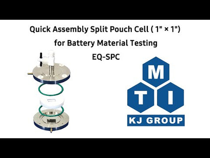 Quick Assembly Split Pouch Cell (1" × 1") for Battery Material Testing - STC-PC25