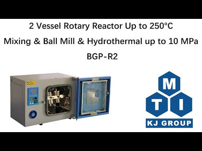 2 Vessel Rotary Reactor (50 ml) Up to 230°C and 3 - 10 MPa - BGP-R2