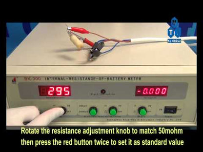 Internal AC Resistance Tester for All Batteries (AC@1KHZ, 1 - 3999 m-ohm) - MSK-BK300