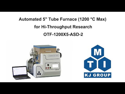 1200 °C Max 6" Automated Tube Furnace for AI Material Research - OTF-1200XS6-ASD