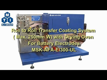 Compact Roll to Roll Coater w/ 160mm Max. Width & 6 Optional Coating Heads (Combination)-MSKAFAEI200