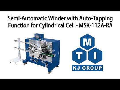 Semi-Automatic Winder with Auto-Tapping Function for Cylindrical Cells (eg: 18650, 21700)- MSK-112A-RA