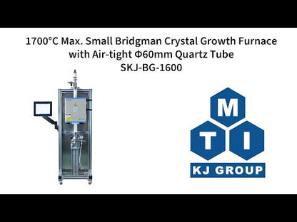 1700°C Max. Small Bridgman Crystal Growth Furnace with Air-tight 60mm Quartz Tube - SKJ-BG-1600