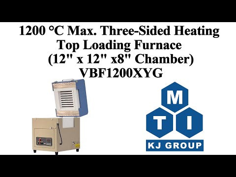 1200 °C Max. Three-Sided Heating Top Loading Furnace (12