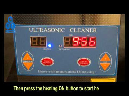 Heatable Ultrasonic Cleaner with Digital Timer 1300 mL-VGT-1613QTD