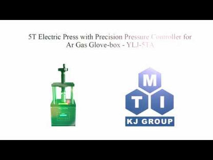 10T Electric Oil-less Press with Digital Programmable Pressure Controller (Ar Gas Compatible) - YLJ-10TA