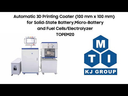 Automatic 3D Printing Coater (100 mm x 100 mm) with Four Nozzles for Solid-State Battery, Micro-Battery, and Fuel Cells/Electrolyzer -TOPEM20