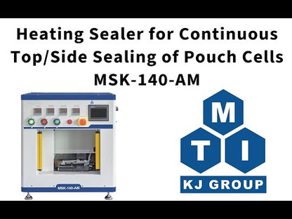 Heating Sealer for Continuous Top/Side Sealing of Pouch Cells (Max. 190×190×12 mm) - MSK-140-AM