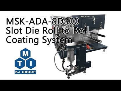 Compact Roll to Roll Coater w/ 160mm Max. Width & 6 Optional Coating Heads (Combination)-MSKAFAEI200