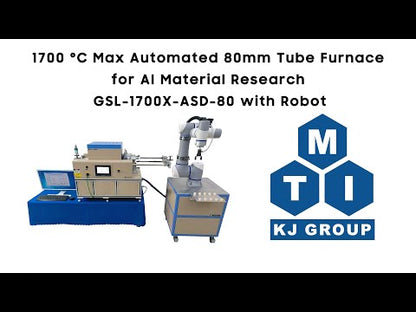 1700 °C Max Automated 80mm Tube Furnace for AI Material Research - GSL-1700X-ASD-80