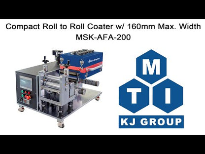 Compact Roll to Roll Coater w/ 160mm Max. Width & 6 Optional Coating Heads (Combination)-MSKAFAEI200