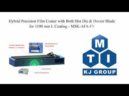 Hybrid Film Coater w/ Both Slot Die (W200mm) & Doctor Blade (W250 mm) - MSK-AFA-II-HDS250