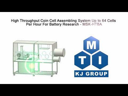 High Throughput Coin Cell Assembling System Up to 64 Cells Per Hour For Battery Research - MSK-HTBA