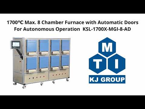 maicaページ 1700℃ Max. 8 Chamber Furnace with Automatic Doors For Autonomous