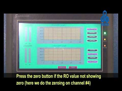 2-9 Channel Gas Control System with PLC Touch Panel and PC Operation Software - GSL-LCD