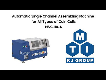 Automatic Single Channel Assembling Machine for All Types of Coin Cells - MSK-110-A