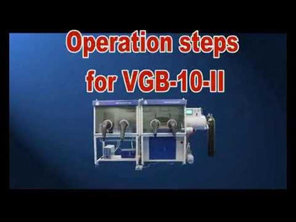 Dual Chamber Glove Box with Gas Purification System (H2O & O2<1ppm)-VGB-6-II-LD