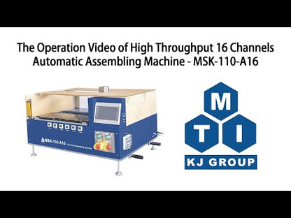 16 Channels Automatic Assembling Machine for All Types of Coin Cells - MSK-110-A16