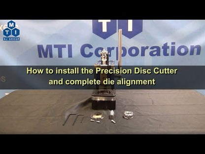 Precision Disc Cutter with Standard 16, 19, 20 Dia. Cutting Die & 3 - 24mm Optional - MSK-T-10