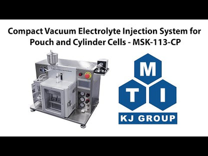 Compact Vacuum Electrolyte Injection System for Large Pouch Cell (Max. L370*W360*T12mm) - MSK-113-PVL