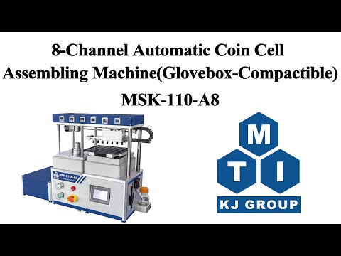 8-Channel Automatic Coin Cell Assembling Machine (Glovebox