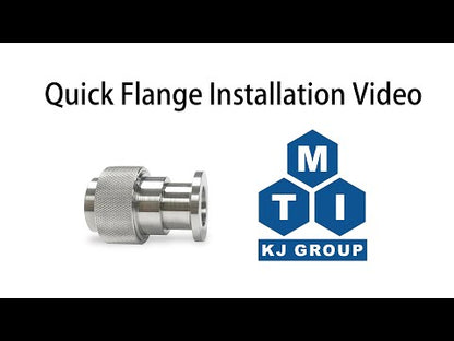 Single-side Quick Flange with KF16 Adapter for 8mm to 45mm O.D. Tube