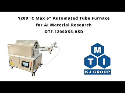 1200 °C Max 6" Automated Tube Furnace for AI Material Research - OTF-1200XS6-ASD