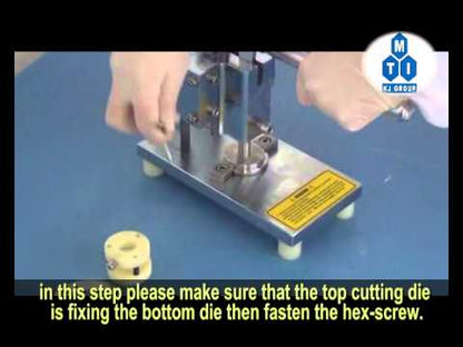 Compact Precision Disc Cutter with 4 Sets of Cutting Die (15, 19, 20 & 24 mm)-MSK-T-07