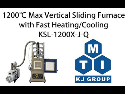 1200°C Max Vertical Sliding Furnace with Fast Heating/Cooling - KSL-1200X-J-Q