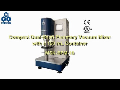 Desk-Top Dual-Shaft Planetary Vacuum Mixer w/ Optional Containers (50-500ml)-MSKSFM16