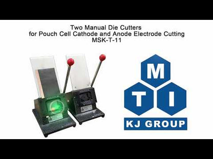 Three Manual Die Cutters for 1"x1" Split Pouch Cell - MSK-T-3