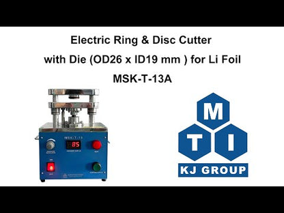 Ring & Disc Cutter with a Die (OD26 x ID19 mm ) for Li Foil w/ optional pouch Cell Die - MSK-T-13A