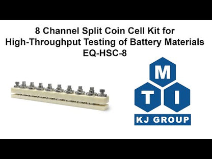 8 Channel Split Coin Cell Kit for High-Throughput Testing of Battery Materials - HSC-8