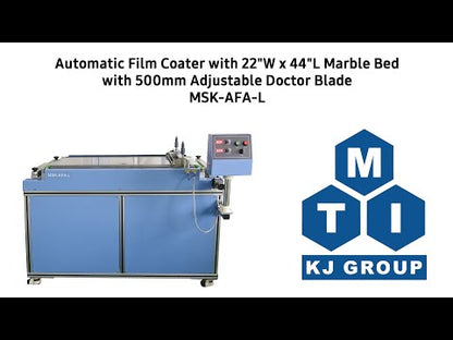 Tape Casting Machine with 22"W x 44"L Marble Bed with 500mm Film Applicator- MSK-AFA-L