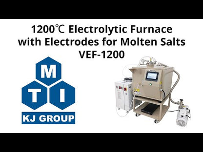 1200oC Electrolytic Furnace with Electrodes for Molten Salts - VEF-1200