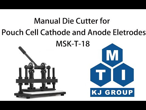 Manual Die Cutters for Pouch Cell or Coin Cell Cathode and Anode
