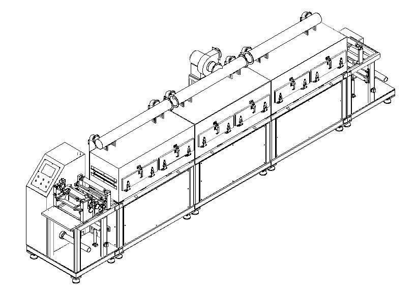 Faster Roll to Roll Coating System (400mm Width) for Pilot Scale of Battery Electrode - MSK-AFA-E400-LD