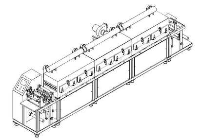 Faster Roll to Roll Coating System (400mm Width) for Pilot Scale of Battery Electrode - MSK-AFA-E400-LD