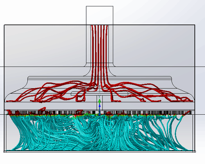 4'' Dia. Pinned Shower Head for DIY of ALD/CVD - EQ-SH-4