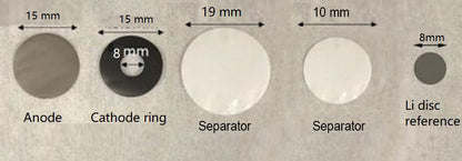 Quick Assembly 3-Electrode Split Coin Cell (19mm ID) for Battery Material Testing - EQ-HSTC-III