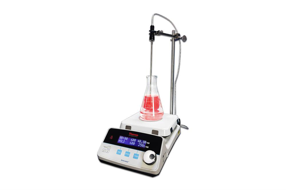 NRTL certified Stirring Hot Plate w/ External Temp. Probe, 7.25 x 7.25" Ceramic Plate Max. 450C - EQ-SP-19-LD