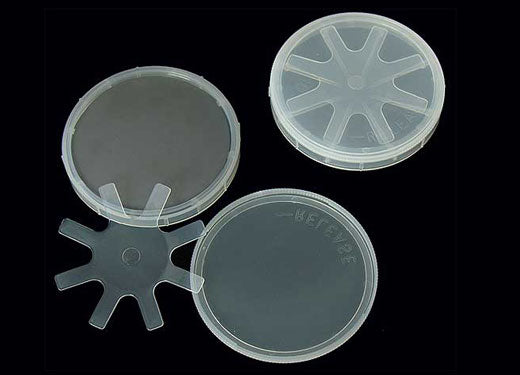 3" Diameter Single Wafer Carrier Box - including Container, Cover & Spring - 10 set/pck - SP5-S3